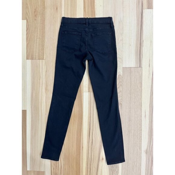 Frame Le Skinny de Jeanne Black Denim Jeans 25 - Picture 5 of 5